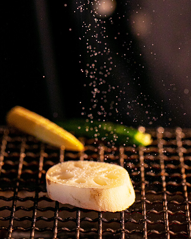 炭焼きシーン